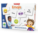 The Learning Journey: Match It Puzzle - Emoji's Board Game