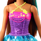 Barbie: Dreamtopia Princess Doll - Brunette & Blue
