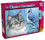 Chance Encounter: Blue Winter Friend (500pc Jigsaw) Board Game