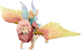 Schleich - Fairy in Flight on Winged Lion