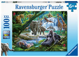 Ravensburger: Jungle Animals (100pc Jigsaw) Board Game