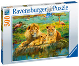 Ravensburger: Lions in the Savannah (500pc Jigsaw) Board Game