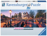 Ravensburger: Evening in Amsterdam Panorama (1000pc Jigsaw) Board Game
