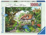 Ravensburger: Down on the Lane #1 - Flower Hill Lane (1000pc Jigsaw) Board Game