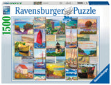 Ravensburger: Coastal Collage (1500pc Jigsaw) Board Game