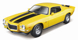 Maisto: 1:18 Diecast Vehicle - 1971 Chevy Camaro (Yellow)