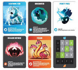 Tic Tac K.O. Dragons vs Unicorns (Card Game)