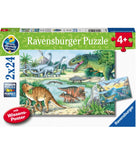 Ravensburger: Dinosaurs of the Land and Sea (2x24pc Jigsaws) Board Game