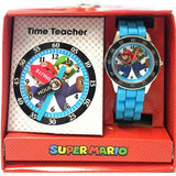 Time Teacher: Educational Analogue Watch - Super Mario (Blue/Black)