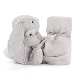 Jellycat: Bashful Silver Bunny - Plush Toy Soother