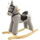 Jolly Ride: Grey with White Mane - Rocking Horse