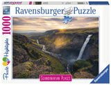 Ravensburger: Haifoss Waterfall, Iceland (1000pc Jigsaw) Board Game