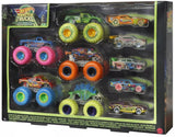 Hot Wheels: Monster Trucks (Glow in the Dark) - 10 Pack