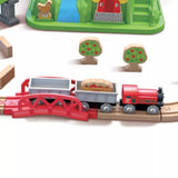 Hape: Countryside Train Bucket Set - 41 Piece