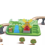 Hape: Countryside Train Bucket Set - 41 Piece