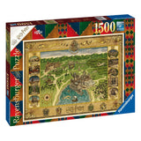 Ravensburger: Harry Potter - Hogwarts Map (1500pc Jigsaw) Board Game