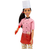 Barbie Careers - Pasta Chef (Brunette) Doll