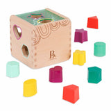 B. - Wonder Cube Wooden Shape Sorter