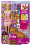 Barbie: Doll & Pets Playset - Blonde