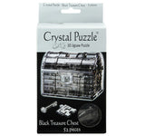 Crystal Puzzle: Black Treasure Chest (52pc) Board Game