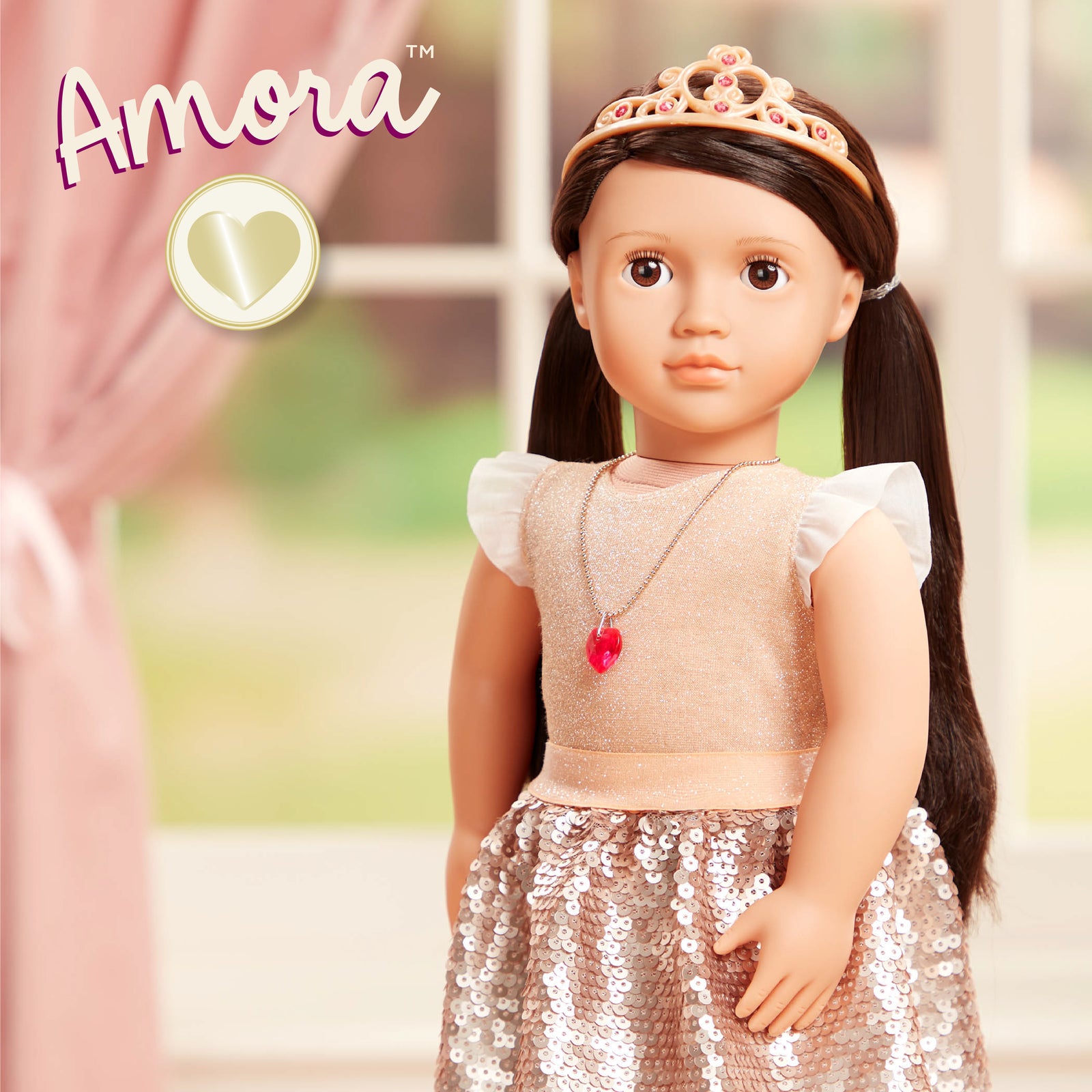 Our Generation: 18 Deluxe Doll - Amora & Accessories Gift Set