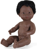 Miniland: Anatomically Correct Baby Doll - African Boy, Down Syndrome (38 cm)