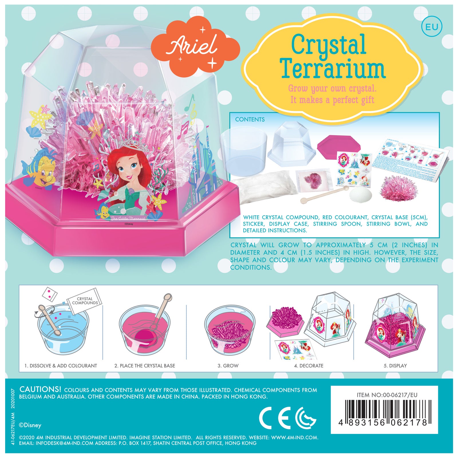 4M Disney: Ariel - Crystal Terrarium (US version)