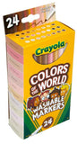Crayola: Colors of the World Fineline Markers 24pc