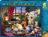 Window Wonderland: Evening Tea Party (1000pc Jigsaw) Board Game