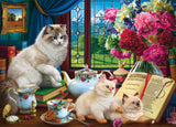 Window Wonderland: China Cats (1000pc Jigsaw)
