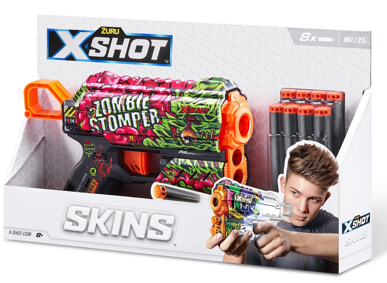 X-Shot SKINS Last Stand Dart Blaster - FaZe Clan by ZURU