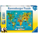 Ravensburger: Animal World Map (150pc Jigsaw) Board Game