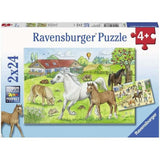 At the Stables (2x24pc Jigsaws)
