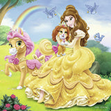 Ravensburger: Palace Pets - Belle, Cinderella & Rapunzel (3x49pc Jigsaws) Board Game