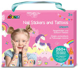Avenir: Nail Stickers & Tattoos Set - Unicorns