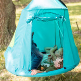 Slackers: Tree Swing House - with 40" Swing (Teal)