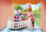 Playmobil: Special Plus - Baker with Dessert Table (70381)