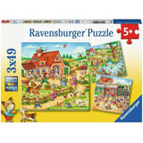 Ravensburger: Animal Vacation (3x49pc Jigsaws) Board Game