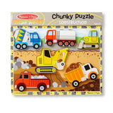 Melissa & Doug: Construction - 6-Piece Chunky Puzzle