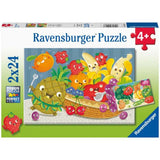 Ravensburger: Fruit & Veggie Fun (2x24pc Jigsaws)