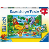 Ravensburger: Bear Family Camping Trip (2x24pc Jigsaws) Board Game