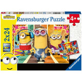Ravensburger: The Minions in Action Puzzle - 2 Pack (24pc Jigsaw) Board Game