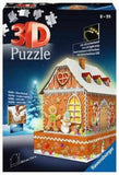 3D Puzzle: Gingerbread House at Night (216pc)