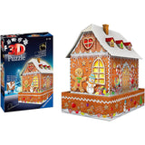 3D Puzzle: Gingerbread House at Night (216pc)
