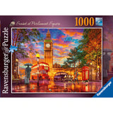 Ravensburger: Sunset at Parliament Square (1000pc Jigsaw) Board Game