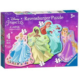 Ravensburger: Disney Princess - 4 Large Shaped Puzzles Board Game