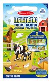 Melissa & Doug: Take Along Magnetic Puzzle - On the Farm