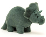 Jellycat: Fossilly Triceratops - Medium Plush Toy