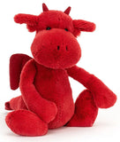 Jellycat: Bashful Red Dragon - Medium Plush Toy