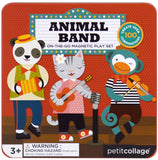 Petit Collage: Magnetic Play Set - Animal Band